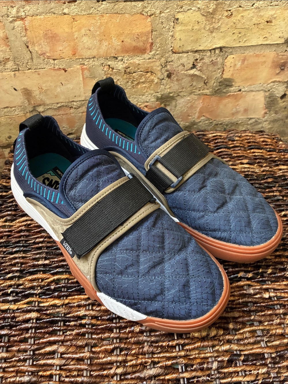Vans Cordura Coast Comfycush Navy Quilted Sneakers, Men’s 11.5